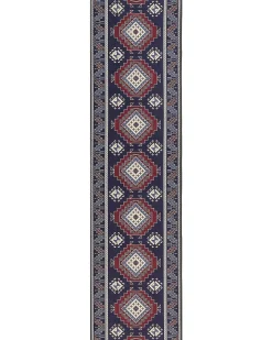 Tappeto KANGAL Blu scuro 80 x 300 cm