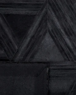 Tappeto KASAR Nero 140 x 200 cm Pelle naturale