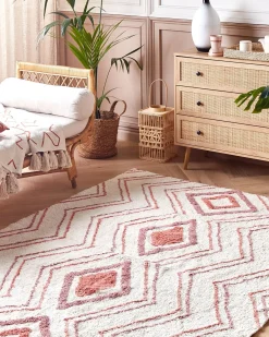 Tappeto KASTAMONU Beige 160 x 230 cm Cotone
