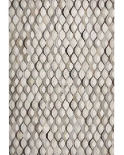 Tappeto KIRCA Beige 160 x 230 cm Pelle naturale