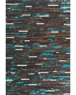 Tappeto KISIR Marrone scuro 160 x 230 cm Pelle naturale