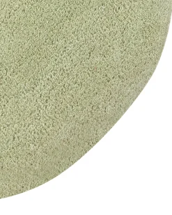 Tappeto KOKKINI Verde chiaro ø 140 cm Lana