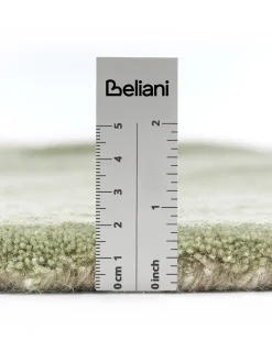 Tappeto KOKKINI Verde chiaro ø 140 cm Lana