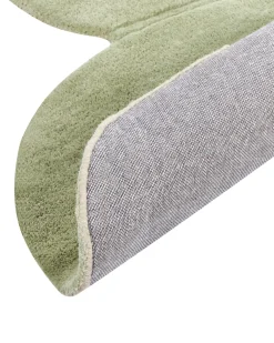 Tappeto KOKKINI Verde chiaro ø 140 cm Lana