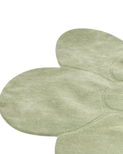 Tappeto KOKKINI Verde chiaro ø 140 cm Lana