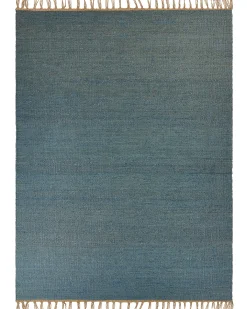 Tappeto LUNIA Turchese 160 x 230 cm Iuta