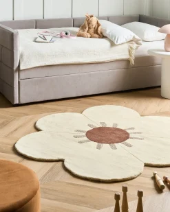 Tappeto MANALI Beige ø 140 cm Lana