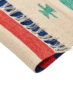 Tappeto MARGARA Multicolore 140 x 200 cm Cotone Kilim
