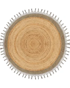 Tappeto MARTS Grigio ø 140 cm Iuta