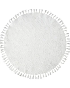 Tappeto MITSOBI Bianco ø 120 cm Cotone
