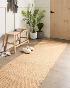 Tappeto NANDED Beige 80 x 300 cm Iuta