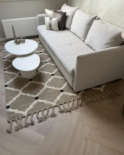 Tappeto ORENCIK Beige 200 x 300 cm Iuta