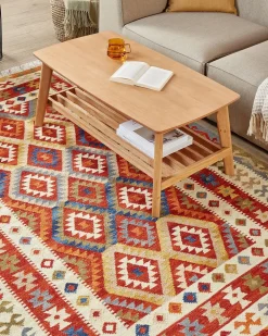 Tappeto OSHAKAN Multicolore 160 x 230 cm Lana Kilim