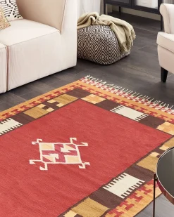Tappeto PARAKAR Multicolore 160 x 230 cm Cotone Kilim