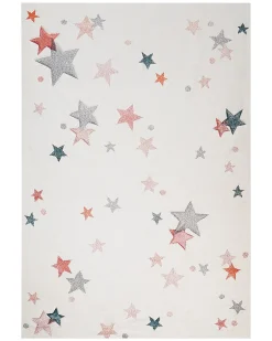 Tappeto per bambini ALPOUD Bianco 140 x 200 cm Cotone