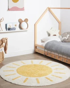 Tappeto per bambini BAIKER Beige ø 140 cm Cotone