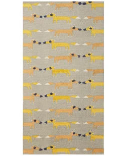 Tappeto per bambini BANKGO Grigio 80 x 150 cm Cotone