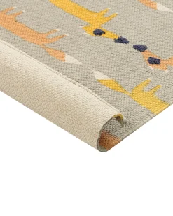 Tappeto per bambini BANKGO Grigio 80 x 150 cm Cotone