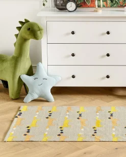 Tappeto per bambini BANKGO Grigio 80 x 150 cm Cotone