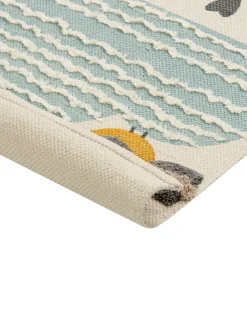Tappeto per bambini BLANG Beige 80 x 150 cm Cotone