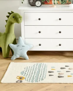 Tappeto per bambini BLANG Beige 80 x 150 cm Cotone