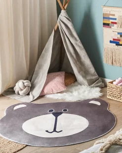 Tappeto per bambini COLARGOL Marrone ø 120 cm