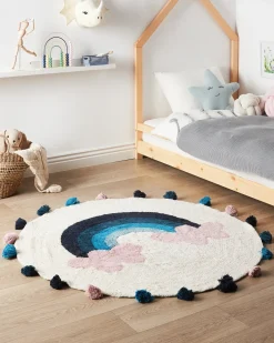 Tappeto per bambini GORISA Multicolore ø 120 cm Cotone