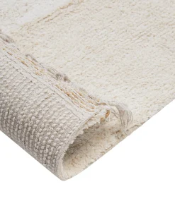 Tappeto per bambini KHIDARI Bianco sporco Senape 140 x 200 cm Cotone