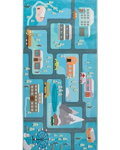 Tappeto per bambini KIGI Blu 80 x 150 cm