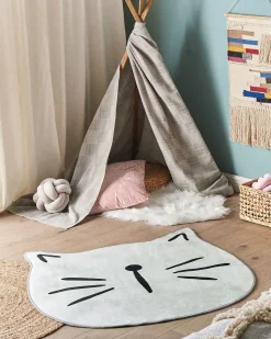 Tappeto per bambini KITTY Grigio ø 100 cm