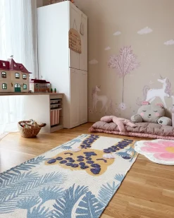 Tappeto per bambini LUAS Multicolore 80 x 150 cm Cotone
