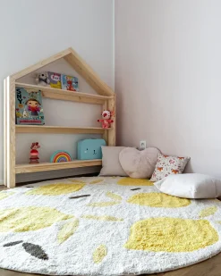 Tappeto per bambini MAWAND Beige ø 140 cm Cotone