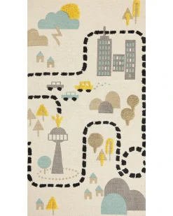 Tappeto per bambini SAZAK Multicolore 80 x 150 cm Cotone