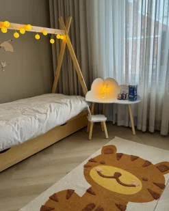 Tappeto per bambini SIGLI Multicolore 80 x 150 cm Cotone