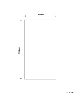 Tappeto per bambini TANGSE Grigio 80 x 150 cm Cotone