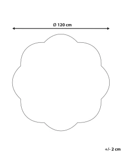 Tappeto per bambini THUMBELINA Bianco sporco ø 120 cm Lana
