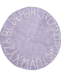 Tappeto per bambini VURGUN Viola chiaro ø 120 cm Cotone