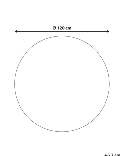Tappeto per bambini VURGUN Viola chiaro ø 120 cm Cotone