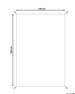 Tappeto per bambini ZORAKAN Beige chiaro 140 x 200 cm Cotone