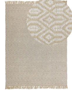 Tappeto POZANTI Beige 140 x 200 cm Iuta
