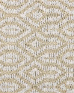 Tappeto POZANTI Beige 140 x 200 cm Iuta