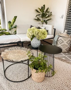 Tappeto POZANTI Beige 140 x 200 cm Iuta