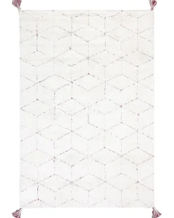 Tappeto SAKARYA Bianco 140 x 200 cm Cotone