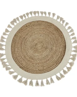 Tappeto SAMSUN Beige ø 120 cm Iuta