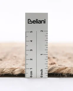Tappeto SANGLI Beige 80 x 300 cm Iuta
