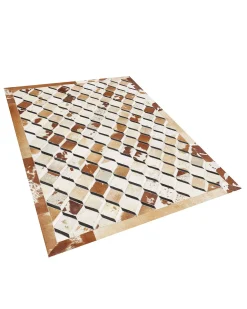 Tappeto SERINOVA Marrone 160 x 230 cm Pelle naturale