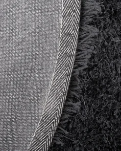 Tappeto Shaggy CIDE Nero ø 140 cm
