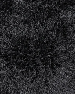 Tappeto Shaggy CIDE Nero ø 140 cm