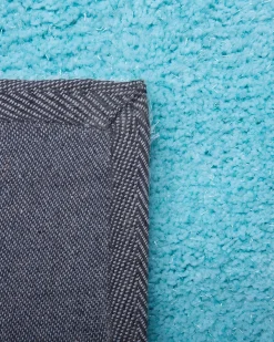 Tappeto Shaggy DEMRE Azzurro 140 x 200 cm