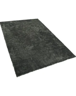 Tappeto Shaggy EVREN Grigio scuro 200 x 300 cm